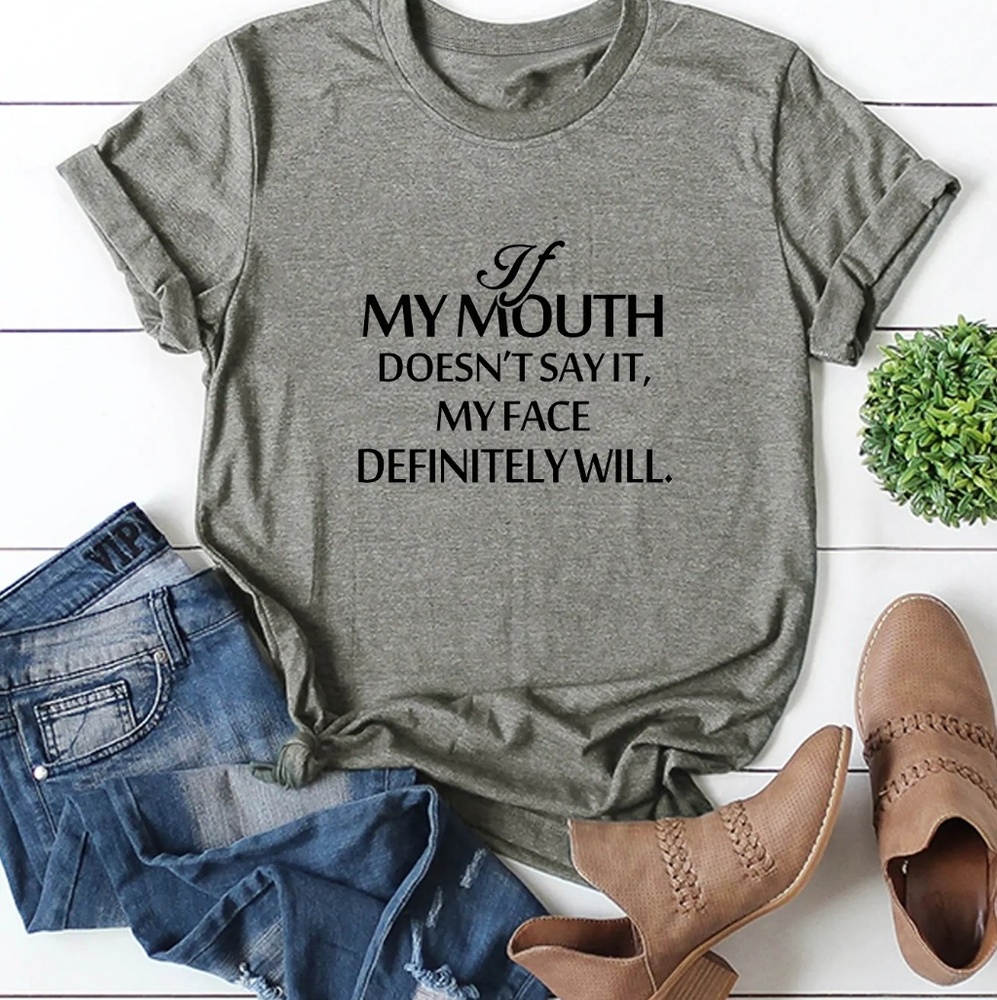 🔥SALE🔥Letter print tshirt